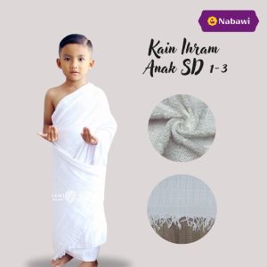 Kain Ihram Anak SD Baju Ihrom Anak Laki-laki Manasik Haji dan Umroh