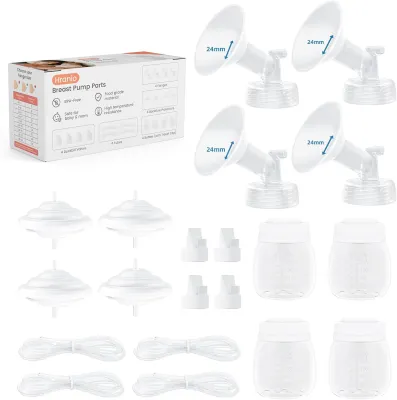 Hranio Breast Pump Parts Compatible with 21mm Spectra Flange 21mm Spectra Replacement Pump Parts s1 s2 (Flange 21mm 2 Pcs)