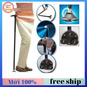 Gậy chống đỡ trusty cane 3 chân cho người già có đèn chiếu sáng và có thể gập lại