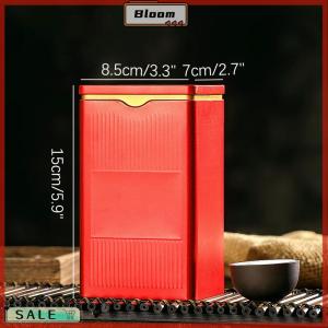 Follow Get New[Bloom Z] Portable Tea Box Solid Color Tea Sealed Box Teaware Storage Container Tinplate Can Coffee Sugar Box Kitchen Storage