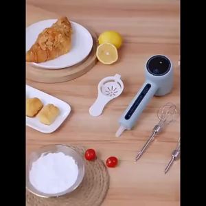 AE Electric egg beater egg white frother household mixer handheld rechargeable wireless egg beater manufacturer