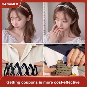 【CANAMEK】 Xách tay gấp tóc ban nhạc phụ nữ morandi màu chống trượt Headband Hàn Quốc rửa mặt hairband Cô Gái Tóc phụ kiện