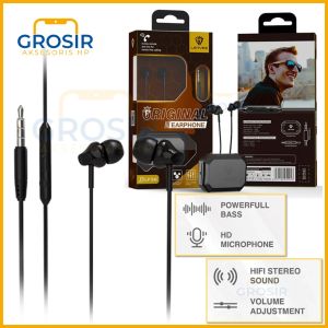 Headset stereo bass LENYES LF36 LF-36 Original hedset kabel earphone extrabass with handfree microphone 3.5mm - Grosir Aksesoris