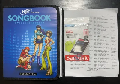 HDT Hyundai P-98SD / 98ISD Karaoke SD Card and songbook Volume 27833