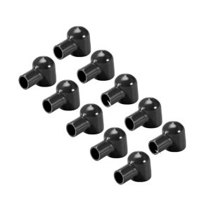 MILDGLOW 1/10PCS Rubber Battery Terminal Covers Optional Protective Sheath Replacement Terminal Boot Protector Insulating Protector Insulating Cover PVC Cable Protector Battery Terminals