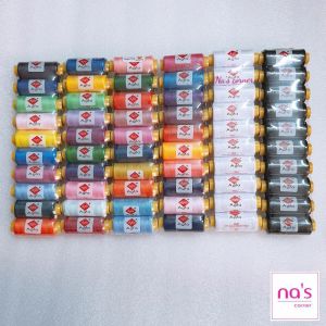 [RẺ ĐẸP] 10 cuộn chỉ may đồ nguyên lốc đủ màu hoặc trắng / đen may tay may quần áo