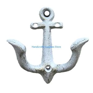 Kirilgu Bucolic Ship Anchors Wall Mount Durable Metal Hook For Seasonal Parties And Entryways 9R3H1