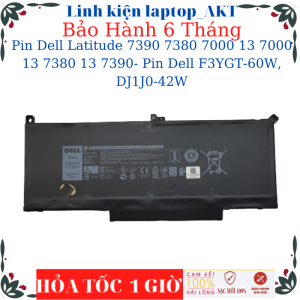 Pin laptop Dell Latitude 7390 7380 7000 13 7000 13 7380 13 7390- Pin Dell F3YGT-60W DJ1J0-42W