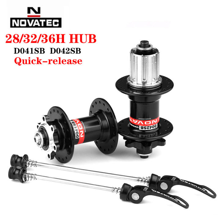 Novatec Mountain Bike Hub D041SB D042SB Disc Card Brake 28 32 36 Holes MTB Road Bicycle Hubs