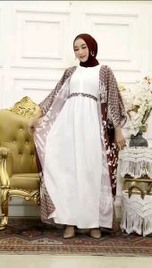 ALISHA MUSLIM FASHION ABAYA HITAM ABAYA PUTIH KAFTAN TERBARU GAMIS LEBARAN CERUTY PREMIUM // BAHAN MAXMARA // GAMIS STANDART - JUMBO // BISA COD // GAMIS FASHION LEBARAN // ROMPI NYATU