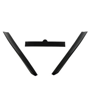 JDMGRAM Cánh lướt gió trên mui xe bằng sợi carbon có thể điều chỉnh phổ biến ABS Tự động Cánh đuôi trang trí Cánh lướt gió phía sau Phụ kiện nội thất ô tô