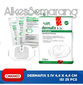 DERMAFIX S IV 6x7cm isi 25pcs plester transparan steril