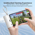 GOOJODOQ Power Bank Mini Time Capsule 5000mAh Emergency Phone Charger Type-C Port Mini Power Bank 22.5w Mini Fast Charge Portable Powerbank with Type-C Cable. 
