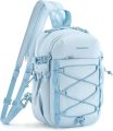BAGSMART Small Crossbody Sling Bag, Crossbody Daypack, Chest Shoulder Bag Hiking Backpack for Casual Travel Sport. 