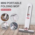 Portable Mini Mop With Squeeze Sponge Multifunctional Countertop Sponge Mop Kitchen Car Bathroom Window Glass Cleaning Mop Toilet Gap Wet Dry Dual Use Mini Mop. 