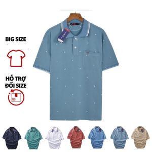 Áo Thun Nam Lớn Tuổi Có Túi BIG SIZE 105KG -Áo Thun Nam Có Túi Trung Niên ( chất liệu 100% cotton mềm mịn)