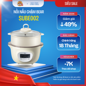 Nồi nấu chậm Bear 16L Model: SUBE002 - Giao hàng miễn phí