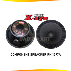 (1set/Sepasang) Komponen Speaker 15 Inch XSYS RH1597A Original 600 Watt