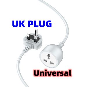 1 Way 5 Meter Cable Ldnio Power Extension Cord Socket 10A High Power Three Plugs TRAVEL British Standard Universal Power Socket Power Strips Wall Multiplug Socket UK 3 PIN PLUG White Safety Global 电源延长线