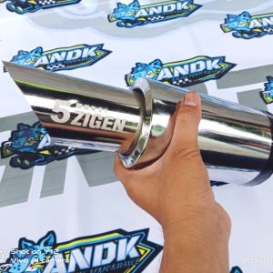 KNALPOT MOBIL MURAH ZIGEN CHROM KNALPOT MOBIL RACING MURAH