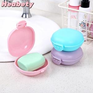 Heabety Bathroom Dish Plate Case Home Shower Travel Hiking Holder Container Soap Box