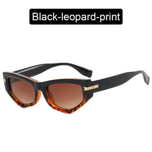 C.three Irregular Cat Eye Sunglasses Rice Nail Sunglasses Women Retro Fashion Sunglasses