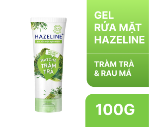 Sữa Rửa Mặt Hazeline Nghệ Hoa Cúc Tràm Trà Rau Má Yến Mạch & Dâu Tằm 50g/100g