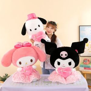 Flower kuromi plushie sea of flower melody stuffed toy sanrio stuffed doll birthday gift
