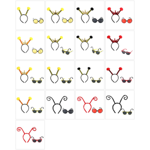 Animal Bumble Bees Costumes Honeybee Costume Set Halloween Cosplay Costumes Fun Pretend Play Accessories for Adult Kids