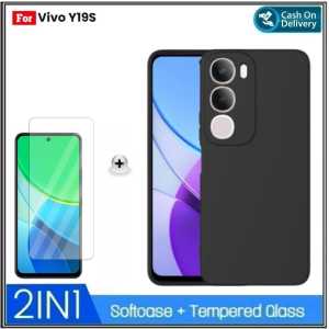 Paket 2IN 1 Case Vivo Y19s 4G Y36 4G Y91C Casing Premium SoftCase Slim Exellent Cover Free Tempered Glass