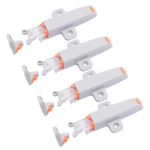 4 Pack Portable Sturdy Magnetic Push to Open Cabinet Hardwares Accessory for Hide Door and Drawers in Elegant Color