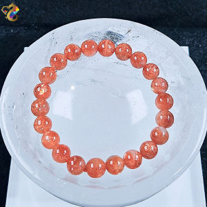 Super Premium Grade Golden Strawberry Sunstone Quartz Bracelet