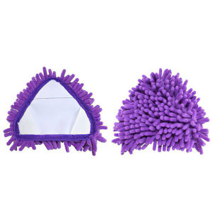 【Elegant Residence】180 Degree Rotatable Adjustable Triangle Cleaning Mop Wall Ceiling Cleaning Brush Mop Washing Dust Brush Household Clean Tools
