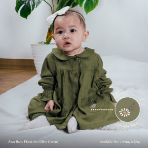Little Palmerhaus - Azza Baby Floral Set (Baju bayi perempuan)