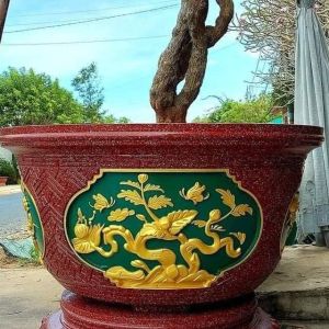Khuôn đúc chậu cảnh tròn 70 chất liệu ABS siêu bền khuôn có lòng trong dễ dàng sử dụng cho người mới bắt đầu