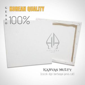 (GRADE A+) Kanvas Lukis 20x20 cm Korean Quality || Berkualitas tahan lama