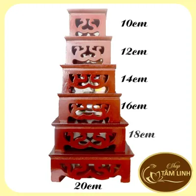 Đôn Gỗ Vuông Đặt Tượng Thờ Nhiều Size