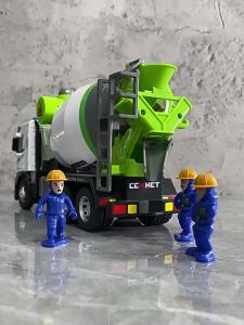 YFD YFD Large Alloy Electric Mixer Truck Toy Engineering Vehicle for Children Cement Tanker Boy Concrete Car Toy Childrens Day Gift