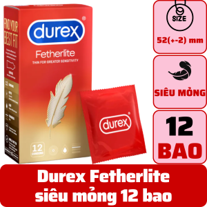(che tên) Combo 6 hộp 70 bao cao su Durex pleasuremax durex invisible performa fertherlite kingtex
