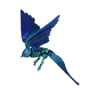 Flexible Joints Articulated Fidgety Toy Desktop Pet Decorations 3D Printed SwallowRealistic Bird Swallow Figurines