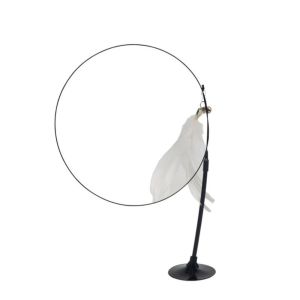 INTOONE Detachable Cat Teasing Wand With Bell 80CM Kitten Toys Long Pole Cats Toys Cat Accesorios