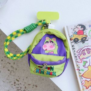 C & K sáng tạo chìa khóa hoạt hình trường hợp với búp bê dễ thương và thuận tiện ngắn dây sử dụng thường nhật Ví đựng xu xách tay nhỏ ngắn dây phổ Ví đựng xu