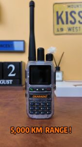 OKARADIO U88 Global Walkie Talkie Analog UHF POC Radio 5000KM Unlimited Range 4G LTE Nationwide PTT Two Way Radios Long Distance  for Team Management Logistics Company