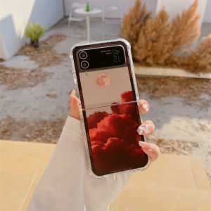 Corner Protection Phone Compatible with Samsung Galaxy Z Flip 5 Z Flip 6 Z FLiP 4 Z Flip 3 Case 5G Anime Soft TPU Cartoon Shockproof Protective Phone Cases Cover for Girls Women