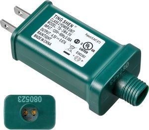 Enhon 4.5V 3W LED Power Supply TS-3W4.5V UL Listed LED Transformer Replacement Class 2 Power Supply Low Voltage Transformer US Plug Adapter for Christmas Tree Light and LED String Light Green