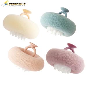 【New Arrival】4PCS Exfoliating Bath Sponge Super Soft Sunflower Shower Ball Sponge Multifunctional for Shower Exfoliating
