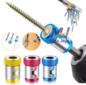 Ring Magnet Kepala Obeng Konektor Adapter Kepala Obeng Sekrup Magnetic Screwdriver