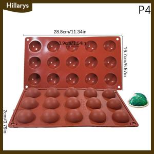 [Hillarys] ถาดอบขนมแม่พิมพ์ซิลิโคนช็อคโกแลตบอล1ชิ้นแม่พิมพ์ซิลิโคนแม่พิมพ์เค้กอมยิ้มเครื่องมืออบในครัว