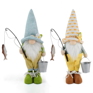 Fisherman Gnomes Plush DecorationHandmade Swedish Dwarf Scandinavian Tomte Elf Gnomes for Home Office Table Decors
