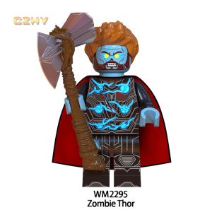 Siêu Anh Hùng Kinh Dị Zombie Chúa tể Các Vì Sao Thanos Bác Sĩ Lạ Ironman tòa nhà nhỏ Khối Hình Đồ Chơi Trẻ Em Quà Tặng WM6132